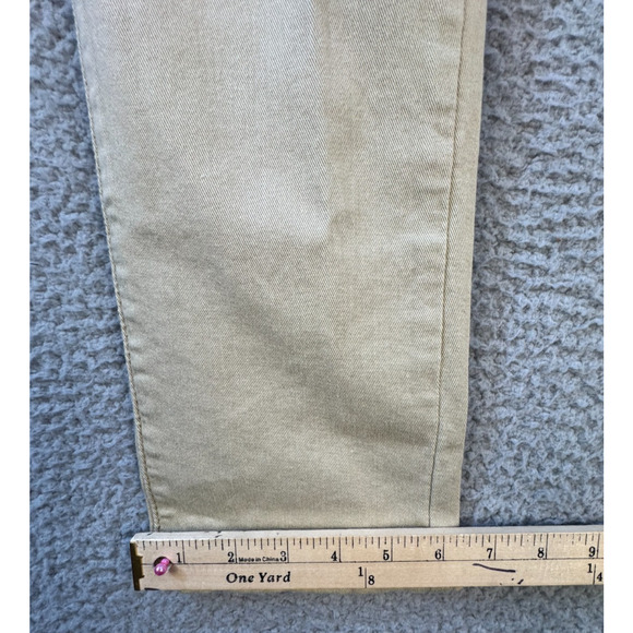 Levis 414 Womens Classic Straight Jeans Size 4 Tan Stretch Denim - Picture 7 of 16